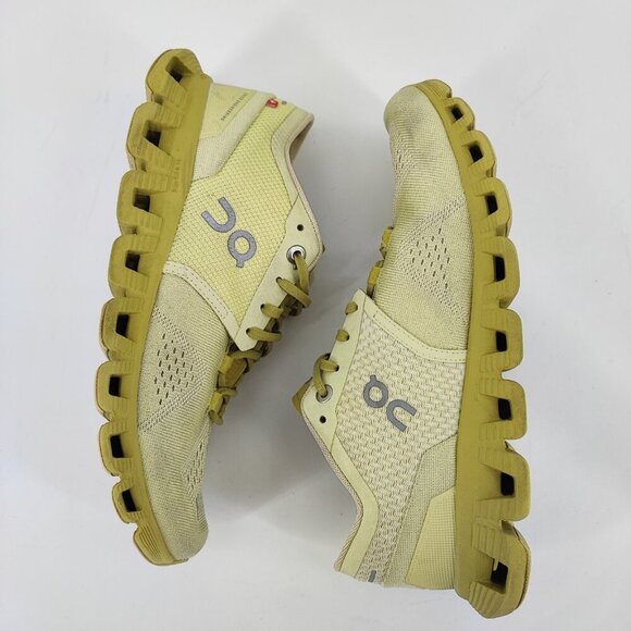 On Women’s Cloud X Green Mesh Lace up Running Shoes Size 6.5 US - Picture 5 of 11